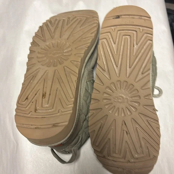 UGG Mens Size 8 Neumel Zip Quilting Chukka Boot Moss Green 1114194 Shoes - Picture 3 of 10